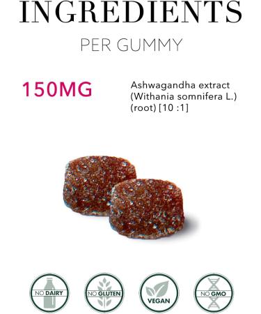 New Nordic Ashwagandha Gummies - Dietary Supplement for Stress Relief & Energy Support - Sugar-Free Non-GMO Gluten-Free & Dairy-Free - 60 Vegan Gummies 1 - Buy Online on GoSupps.com