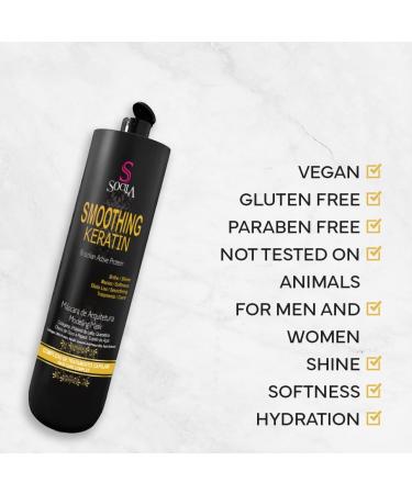 Buy Socila Organic Brazilian Keratin Smoothing Treatment - Shine & Smooth All Hair Types 4.05fl oz/120ml - International Shipping Available - Buy Online on GoSupps.com