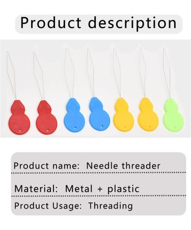 Needle Threader Tool - Gourd-Shaped Sewing Machine Needle Threader (Random Color, Pack of 8) - Buy Online on GoSupps.com