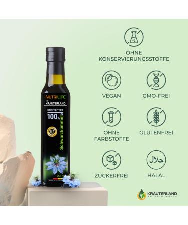 Nutrilife Black Cumin Oil 1L - Unfiltered Cold-Pressed Rich in Thymoquinone - Daily Milless from Manufacturer | International Shipping - Buy Online on GoSupps.com