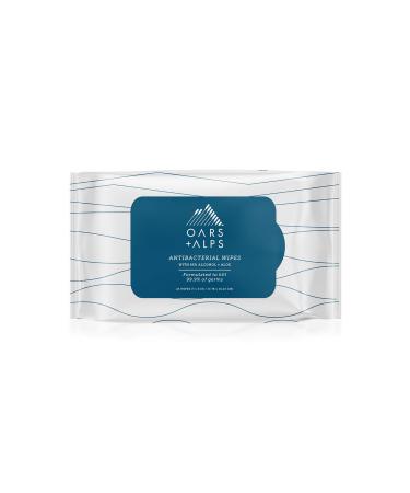Oars + Alps Hand Sanitizer Wipes Antibacterial Made with Aloe and Vitamin E 25 Count