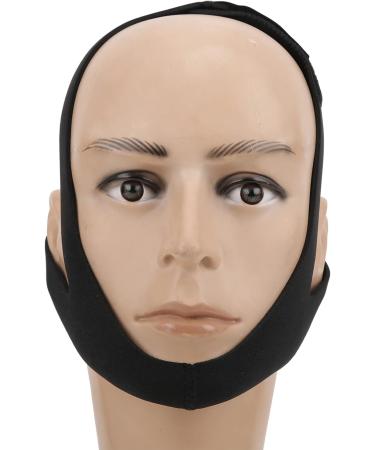 Buy Comfortable Black Chin Strap for Snoring Relief - Anti-Snore Breathable Solution for Women | International Shipping - Buy Online on GoSupps.com