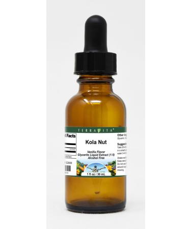 Kola Nut Glycerite Liquid Extract (1:5) - Vanilla Flavored (1 oz ZIN: 522639) - 3 Pack