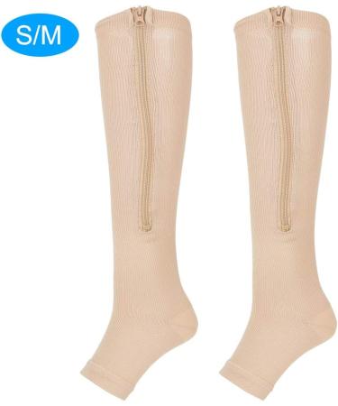 OKAT Mid-Calf Open Toe Compression Socks for Running & Sports - S/M | International Shipping - Buy Online on GoSupps.com