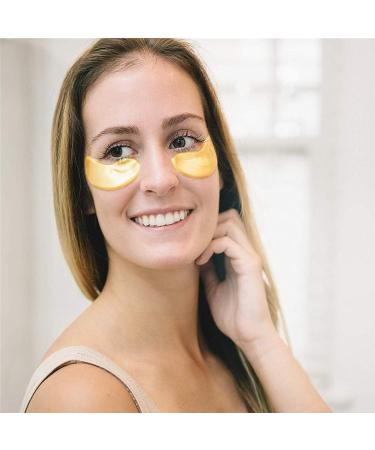 Ruzzut 24K Golden Collagen Under Eye Patches - 30 Pairs | Hyaluronic Acid Gel Pads for Anti-Aging, Dark Circles, Puffy Eyes & Bags - Buy Online on GoSupps.com