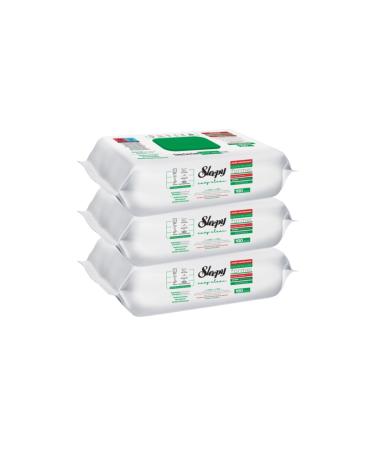 Sleepy Easy Clean Surface Cleaning Cloth Cleaning Cloths White Soap Additive 3 Pack 300 Sheets 100 pieces (pack of 3) Green