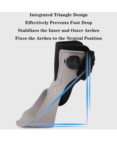 Buy SFKLYU Drop Foot Orthosis Support - Ankle Stabilizer Brace for Sprains & Tendonitis | Breathable & Portable | Ideal for Volleyball & Basketball | Right Size S - Buy Online on GoSupps.com