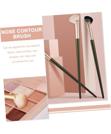 Baluue 12 Pcs Nose Shadow Brush Concealer Brush Cosmetic Brush Eye Shadow Brush Eyeshadow Wooden Handle - Buy Online on GoSupps.com