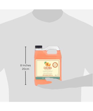 Cucina Fruits & Passion Peach and Mandarin Hand Soap 33.8 fl oz Refill Made in Canada - 2 Pack - Buy Online on GoSupps.com