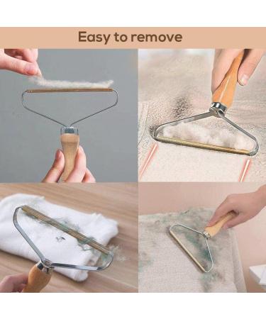 Portable Lint Remover Non-Damaging Pet Hair Cleaner & Clothes Fuzz Shaver for Rugs Couch and Furniture - Reusable Brown Carpet Scraper - Buy Online on GoSupps.com