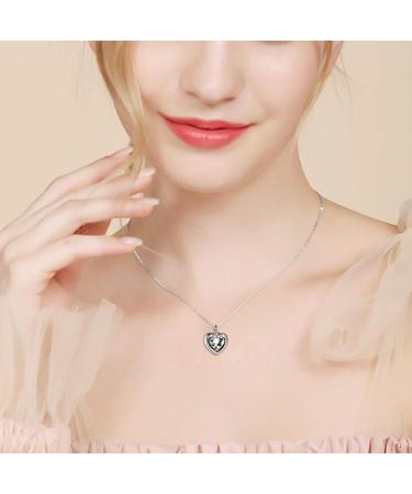 URONE Cremation Urn Pendant Necklace Sterling Silver Moon and Rose flower/Paw Print/Infinity Rose/Angel Wings Cat Urn Necklace for Ashes Memorial Keepsake Jewellery Gifts for Women Girls - Buy Online on GoSupps.com