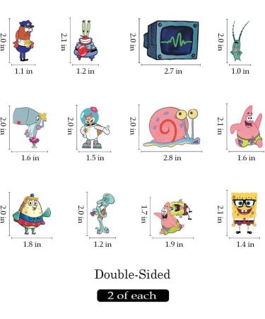 25 Pcs Cartoon Birthday Cake Toppers and Cupcake Toppers for Boys Girls - Theme Party Decorations Supplies - Buy Online on GoSupps.com