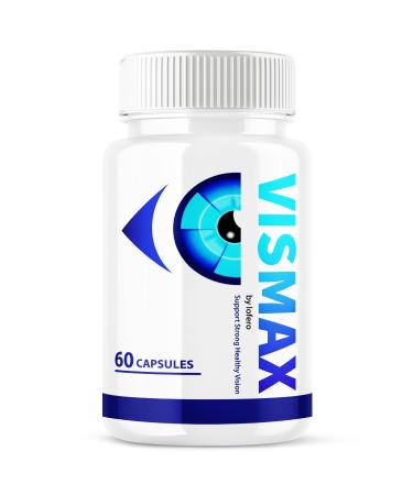 Vismax Capsules Vis Max Premium Eyes Supplement Health & Vision Support Pills Vitamin Formula Premium Natural Ingredients Advanced Strength for Healthy Eyesight Focus Visual Comfort (60 capsules)