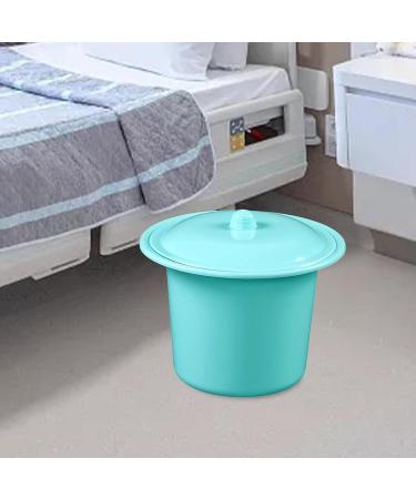 Menolana Portable Spittoon with Lid Lightweight Splashproof PP Durable Pee Potty urinal Bucket Chamber Pot for Outdoor Travel Elderly Adults Blue - Buy Online on GoSupps.com