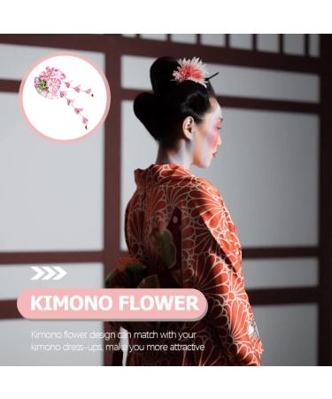 Gadpiparty Japanese Hair Accessories Japanese Tsumami Hair Pin Hair Sticks Picks Hawaiian Hair Floral Hair Accessories Hair Clip for Women Head Japanese-style Women's Cloth - Buy Online on GoSupps.com