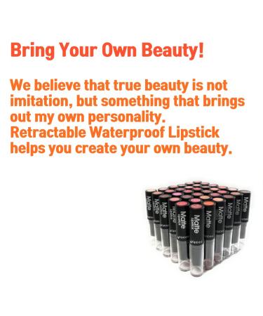 Nabi Matte Lipstick Set - 36 Colors for Women | Long-Lasting Matte Finish Lip Color - Buy Online on GoSupps.com