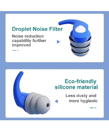 WDNIGLP 1 Pair Ear Plugs Soft Silicone Noise Reducing Reusable Earplugs for Sleeping Work Studying Travel Concert Snoring 2.2x1.9cm/0.86x0.74inch Pink - Buy Online on GoSupps.com