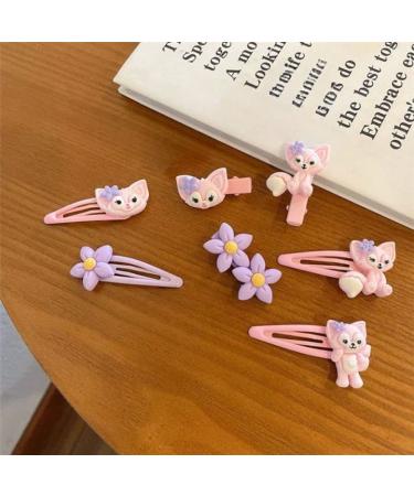 VTELI 8 Pcs Kawaii Fox Hair Clips | Cute Animal Design for Women & Girls - Pink | Ideal Birthday Gift - Buy Online on GoSupps.com