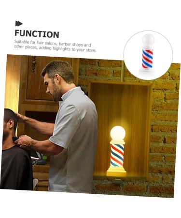Abaodam Signs Hair Salon Pole Luminous Barber Sign Barber Light Decorative Lights Shop Sign To Rotate Small - Buy Online on GoSupps.com