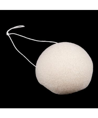 Potadak 5X Konnyaku Jelly Fiber Face Wash Pad Cleaning Sponge Puff Exfoliator-White - Buy Online on GoSupps.com