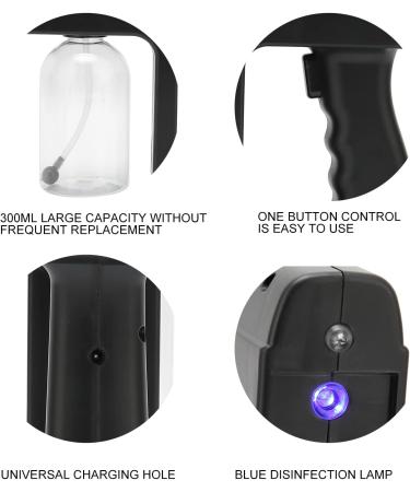 Shenruifa Cordless Handheld Atomizer Sprayer & Humidifier - 300ml Capacity Mist Maker for Home & Travel - Buy Online on GoSupps.com