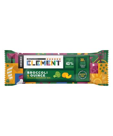 Organic Superfood Snack Bars - Gluten Free Buckwheat Fiber Bars (Broccoli Quince) - 20 Nutrient-Packed Individual Bars for Healthy Snacking - Buy Online on GoSupps.com