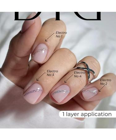 Didier Lab - Premium Gel Nail Polish Electro No.3 - Gel Nail Varnish - Nail Art - Long-Lasting High Gloss Wear - Easy to Apply - Gel Nails - Rich Pigment - UV/LED - Chip Resistant - Buy Online on GoSupps.com