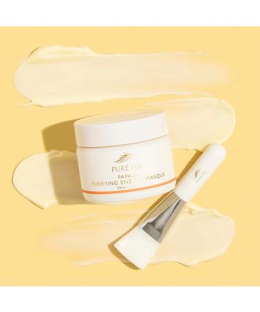 PURE FIJI Papaya Enzyme Face Mask - Hydrating & Exfoliating Organic Skin Care Vegan & Cruelty-Free 1.7oz - International Shipping Available - Buy Online on GoSupps.com