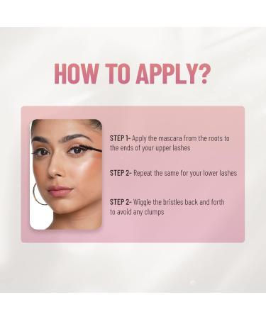 Sw'iss-beauty Waterproof Volume Mascara | Smudge Proof Curling Mascara For Eye Makeup | Jet Black 8.5Ml (0.28 Fl Oz) - Buy Online on GoSupps.com