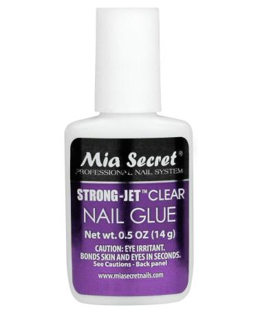 Mia Secret Strong-Jet Brush On Clear Nail Glue 335 - Ideal to adhere crystals over any acrylic and gel surface