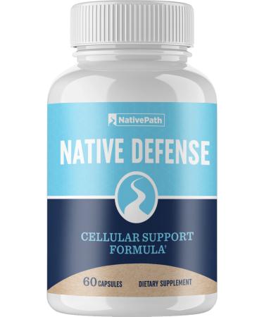 NativePath: Native Defense - All-Natural Collagen Production and Immune Support with Elderberry Vitamin C Vitamin D Zinc Quercetin and Siberian Ginseng - 30-Day Supply - Rich in Antioxidants