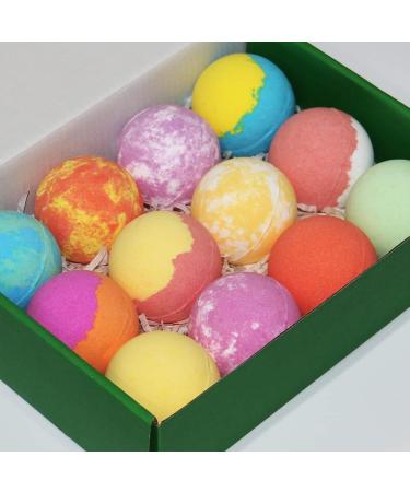 Kids Bath Bombs with Toys - 12 Surprise Gift Set | Vegan Essential Oil Fizzies for Boys and Girls | Bubble Bath Spa Balls Christmas Gift Kit - Buy Online on GoSupps.com