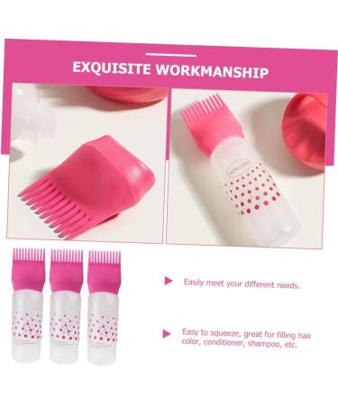 FRCOLOR 6 Pcs Hair Dry Cleaning & Coloring Toolkit - Root Comb Applicator Bottles & Teasing Comb for Precision Hair Care - Buy Online on GoSupps.com