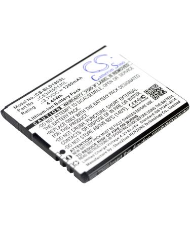 Replacement Battery C534850130L for D190 Dash Jr 3g 3.7V/1200mAh