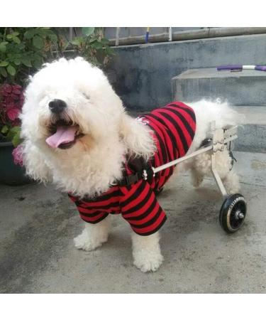 Dog Wheelchair for Back Legs 5 Types Cart Pet Wheelchair for Handicapped Hind Legs Small Dog Cat/Doggie/Puppy Walk Stainless Steel XXS-M (Size : XS) X-Small - Buy Online on GoSupps.com