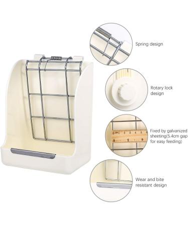 FANTESI Hay Feeder Rabbit Hay Rack Pet Cage for Rabbits Guinea Pig Chinchilla Small Animals - Buy Online on GoSupps.com