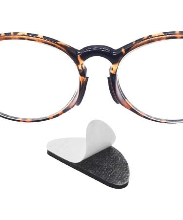 Predolo 10 Pieces D-Shaped Eyeglass Nose Pads Comfortable Black Cushion for Secure Fit | International Shipping - Buy Online on GoSupps.com