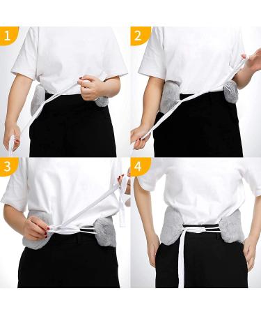 2L Hot Water Bottle with Soft Cover - Pain Relief for Neck, Shoulders, Knee, Feet - Hot & Cold Therapy for Women, Girls, Seniors - Rubber Gray with Pocket - Buy Online on GoSupps.com