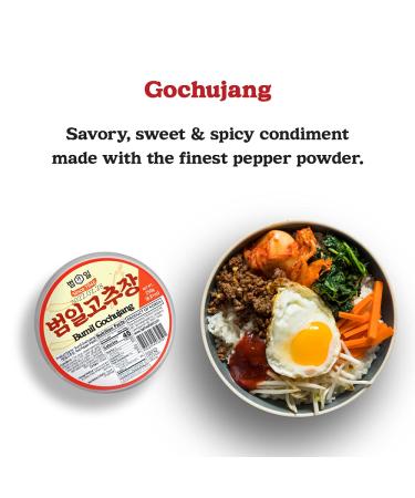 Bumil Korean Sauce Set - Gochujang, Ssamjang, Soybean Paste 8.81 Oz x3 | Fermented Korean Spicy Chili Paste for Meat, Bulgogi, Bibimbap, Stew, Soup, Dipping Sauce & More - Buy Online on GoSupps.com