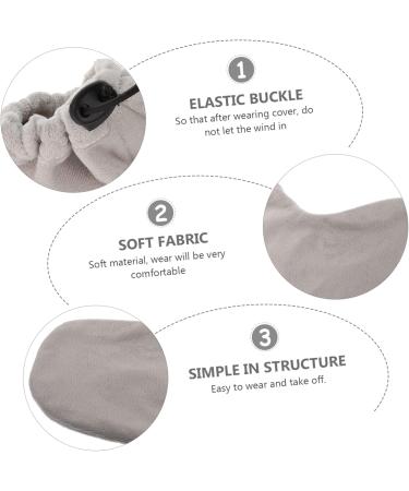 2paires Couvre Cire De Paraffine Chaussettes Pour Accessoires De Soins Et Salon Design lastique Et Confortable - Buy Online on GoSupps.com