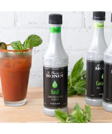 Monin Concentrated Flavours - Basil No Added Sugar 375ml - Buy Online on GoSupps.com