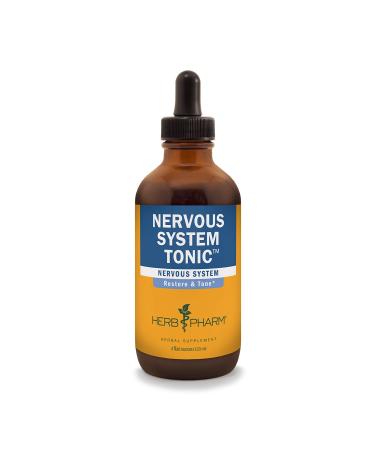 Herb Pharm Nervous System Tonic Liquid Herbal Formula to Strengthen and Calm the Nervous System - 4 Ounce 4 Fl Oz (Pack of 1) - Buy Online on GoSupps.com