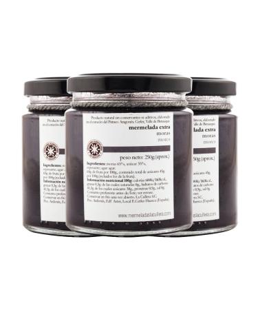 Extra blackberry jam La cullera 250 g pack 3 bottles SEDOVIN LA COMFORTABLE PURCHASE