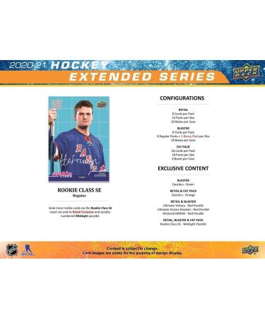 2020/21 Upper Deck Extended Series NHL Hockey Blaster Box - 7 Packs | Young Guns Rookie Cards - Buy Online on GoSupps.com