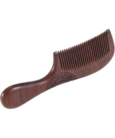 Bcowtte 4X Unisex Sandalwood Comb Women Men Home Travel Wood Anti-Static Fine-Tooth Comb Wooden Handles Hair Comb - Buy Online on GoSupps.com