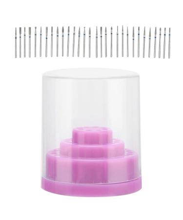 Easy to Carry Purple Nail Drill Organizer - Exquisite Design & High-Quality Materials for Home & Salon Use - Buy Online on GoSupps.com