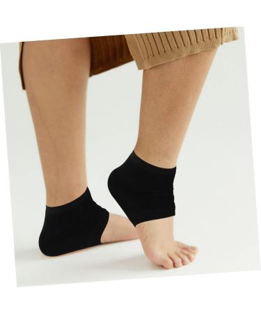 VINTORKY 10 Pairs Silicone Heel Socks moisturizing Sock Dry feet Socks Heel Socks for Dry Cracked Heel Socks moisturizing Heel Sleeves Anti-Crack Heel Socks spa Socks Breathable Heel Cover - Buy Online on GoSupps.com