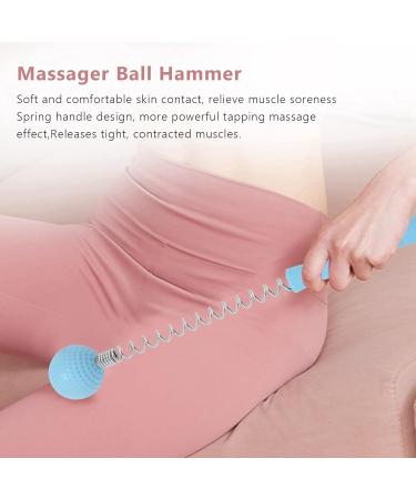 Niniang Massager Ball Hammer - 6 Pack Golf Ball Massage Stick (Blue) for Ultimate Relaxation & Pain Relief - Buy Online on GoSupps.com