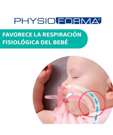 Chicco Physioforma Comfort Pacifier 0-6 Months - Silicone Sucker 2-Pack | Supports Breathing & Oral Development - Buy Online on GoSupps.com