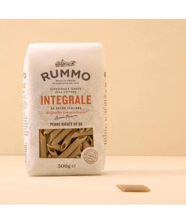 Rummo Wholemeal Pasta Trial Pack 4 Striped Pens + 4 Italian Fusilli Pasta (8 x 500 g) - Buy Online on GoSupps.com